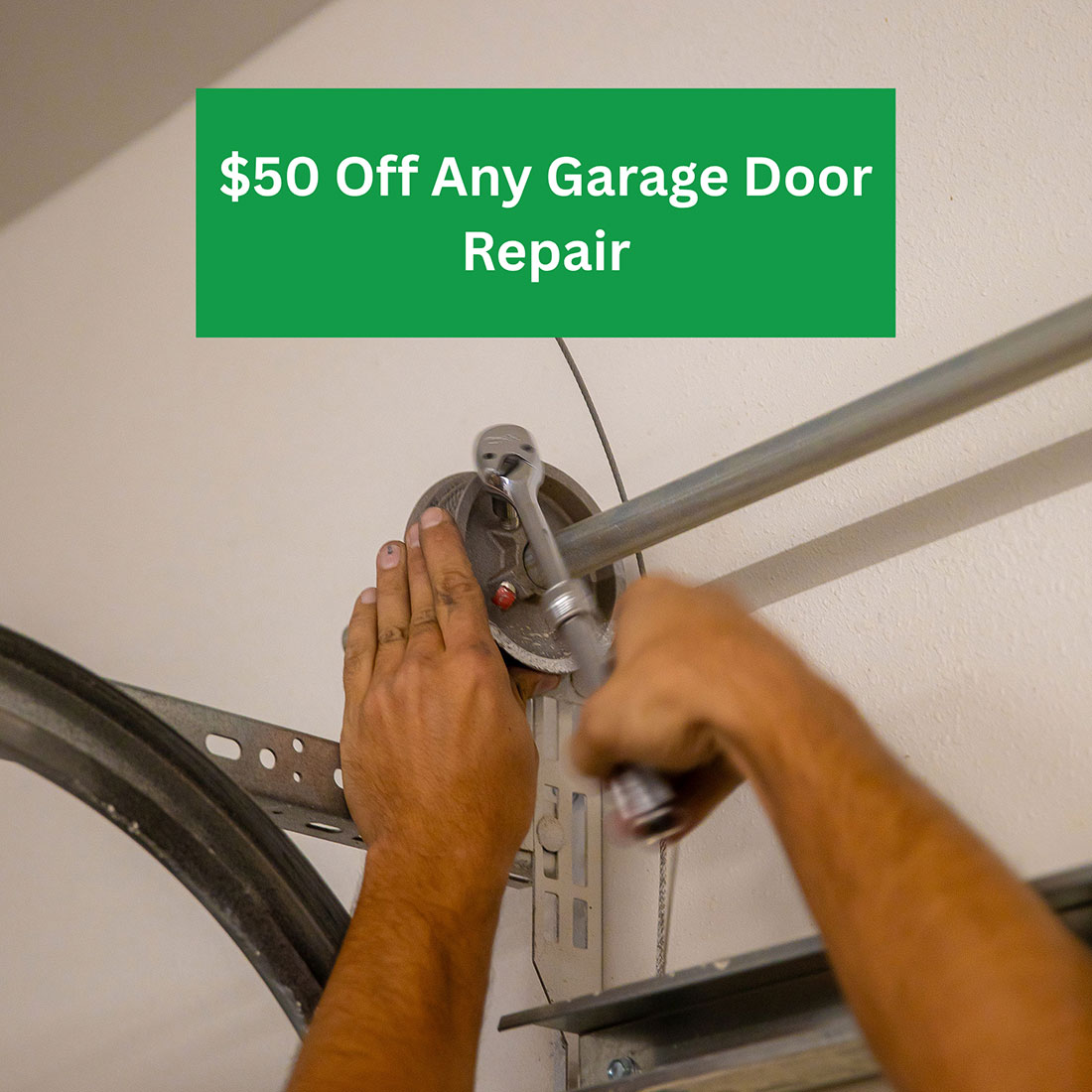 Tulsa $50 Off Any Garage Door Repair